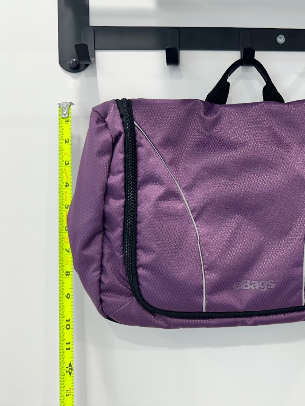 EUC eBags Large Toiletry/Cosmetic Bag in Eggplant Purple - Picture 2 of 5